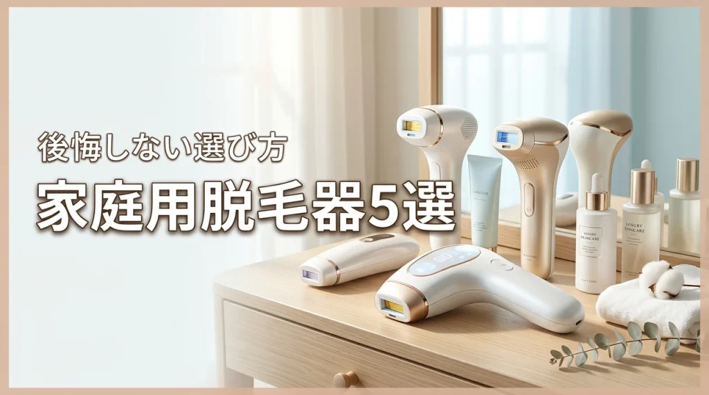 5選でわかる｜後悔しない家庭用脱毛器おすすめランキングと選び方完全ガイド