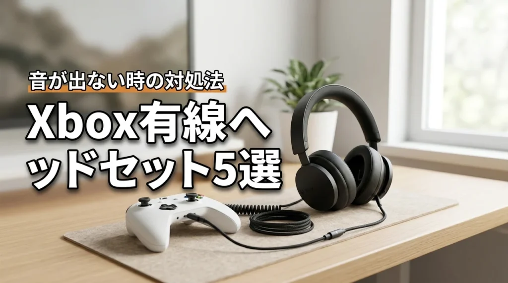 xboxの有線接続ヘッドセットおすすめ5選｜音が出ない時の対処法